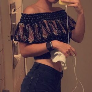 Off the shoulder top